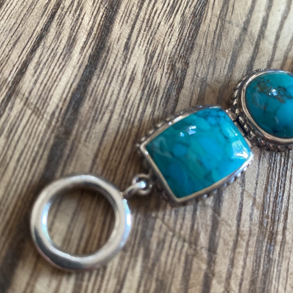 BARSE——Beautiful large Turquoise bracelet.  7-1/2” - Picture 7 of 12